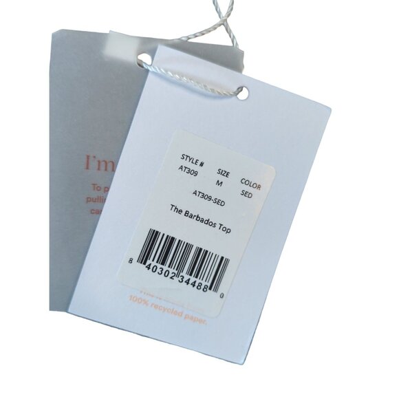 Andie Swim The Barbados Top Sedona Macrame Size Medium - Picture 8 of 10